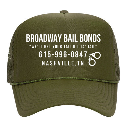 BBB Dark Green Foam Trucker